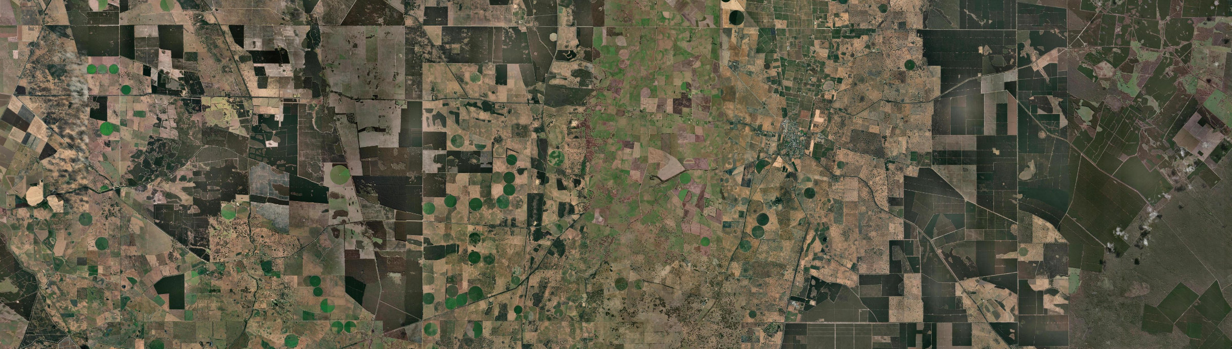 Aerial view of Monbulla, SA