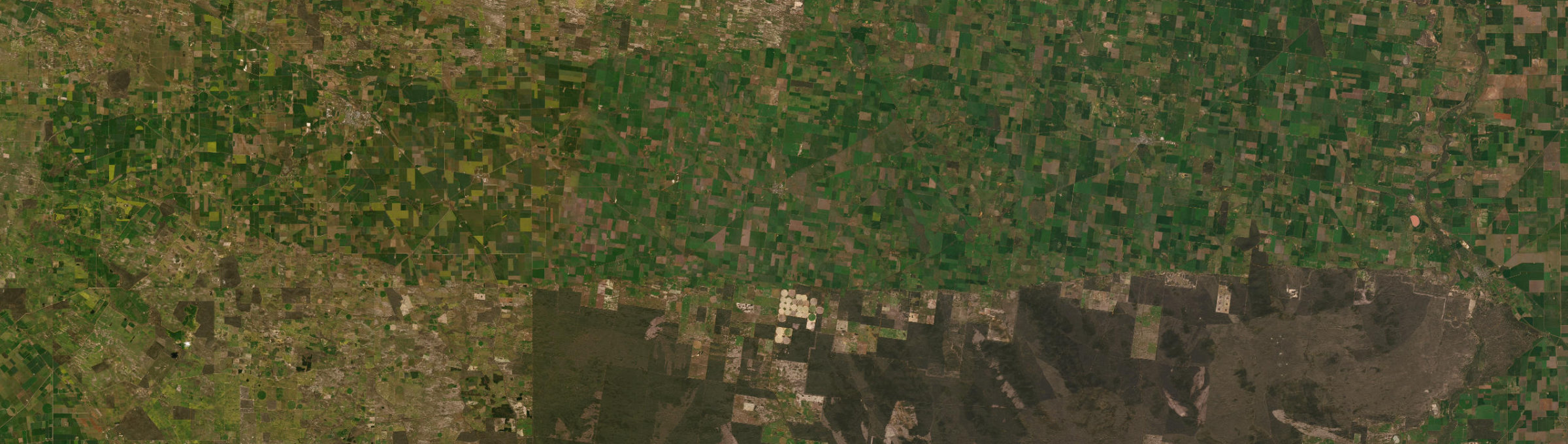 Aerial view of Kaniva, VIC