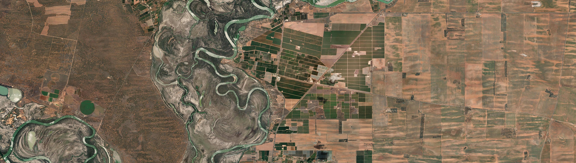 Aerial view of Bookpurnong, SA