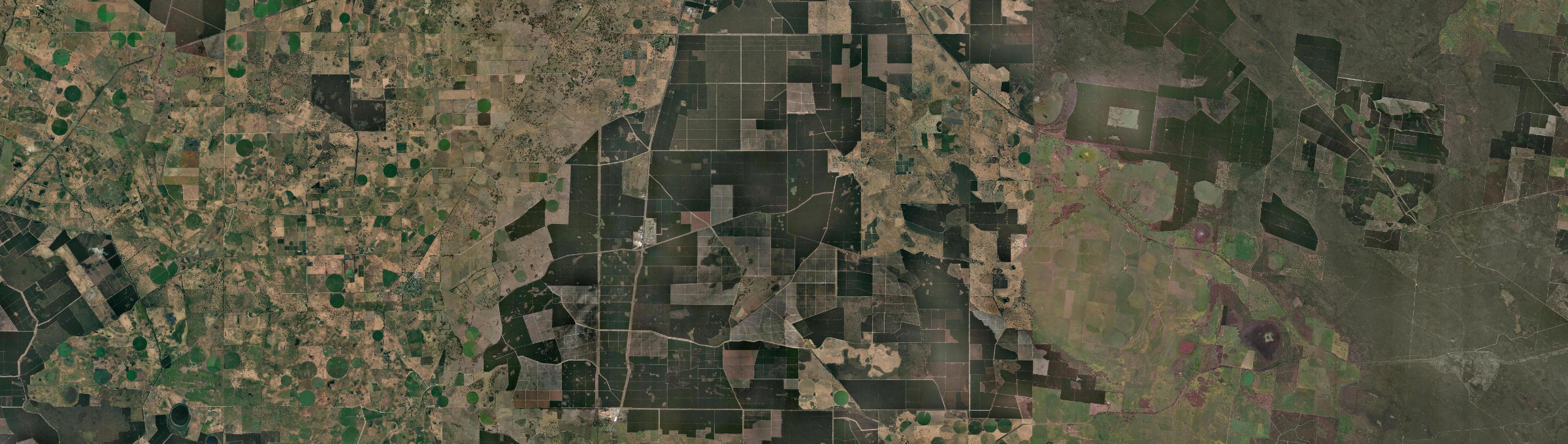 Aerial view of Nangwarry, SA