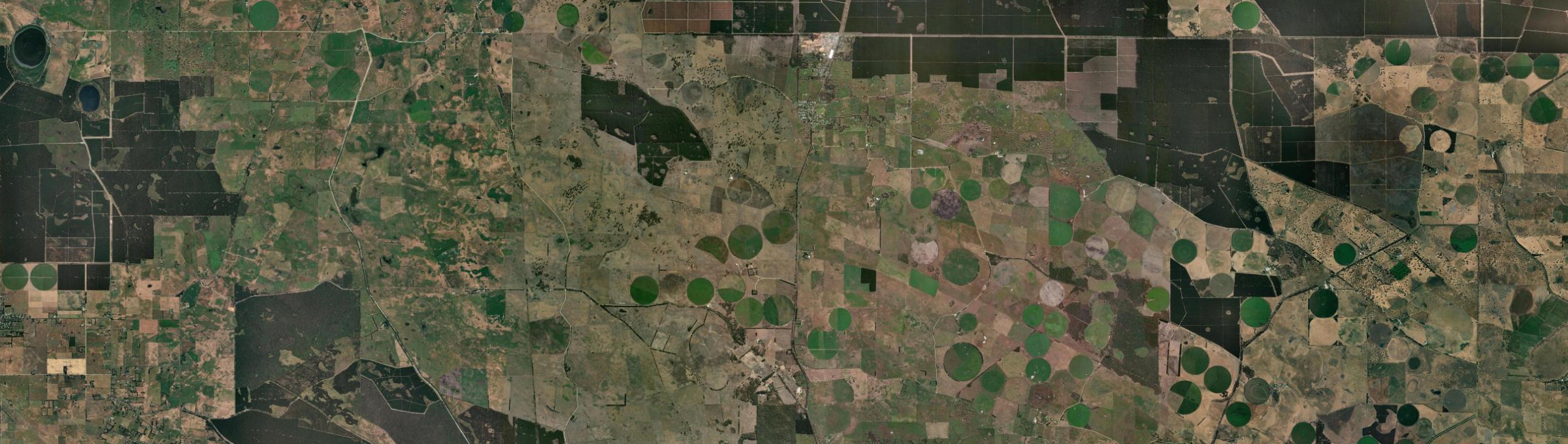 Aerial view of Tarpeena, SA