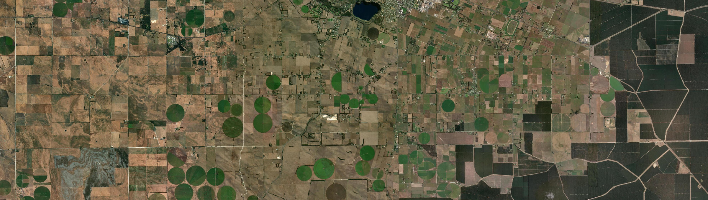 Aerial view of Ob Flat, SA