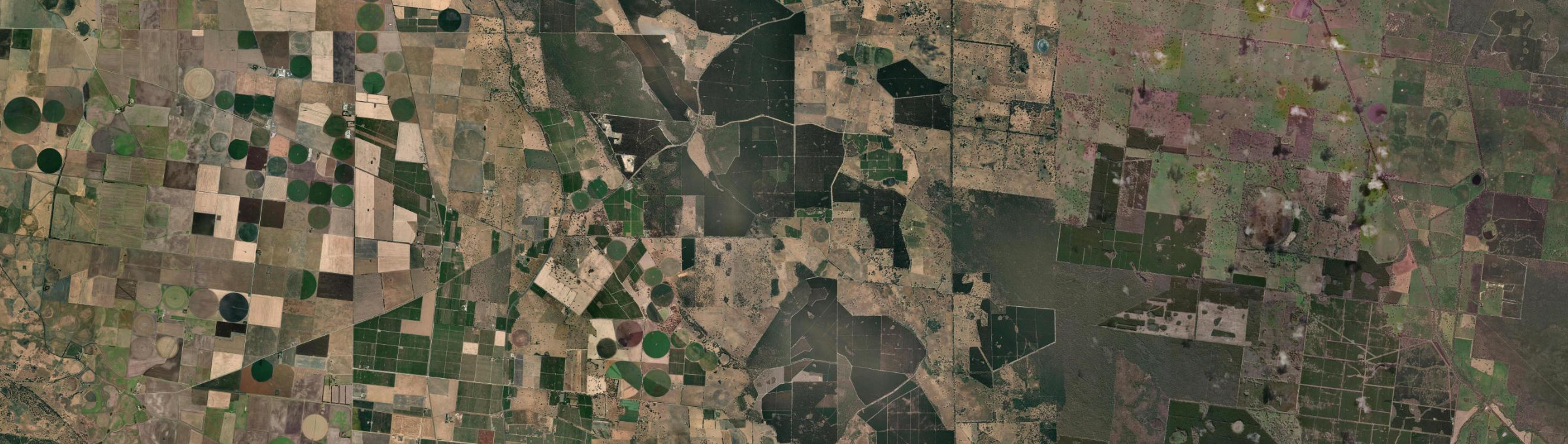 Aerial view of Comaum, SA