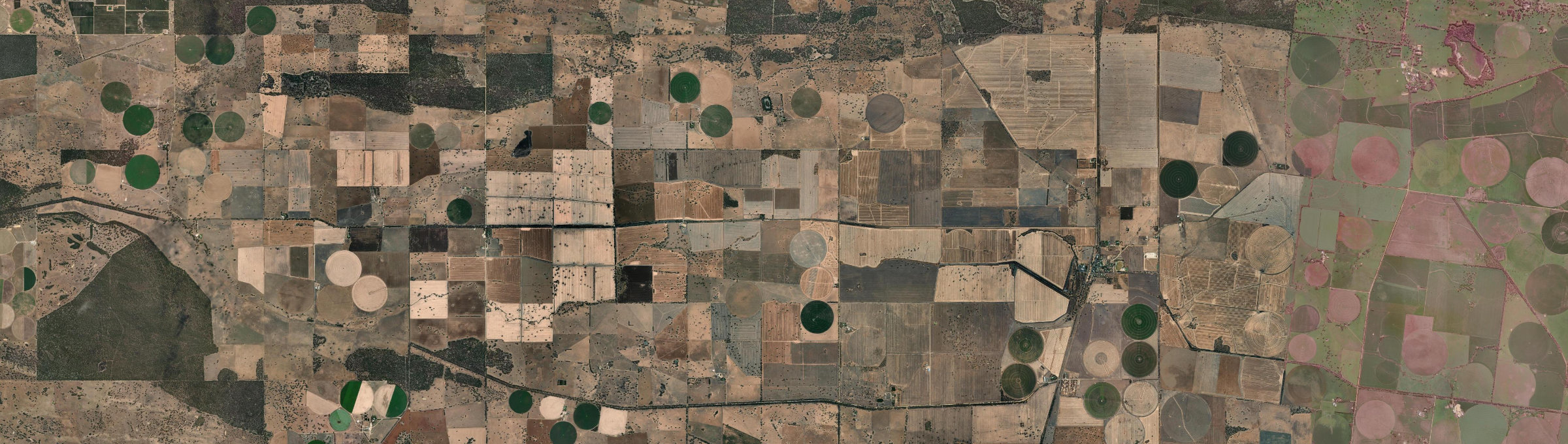 Aerial view of Frances, SA