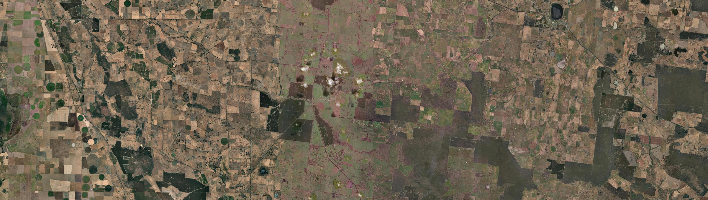 Aerial view of Langkoop, VIC