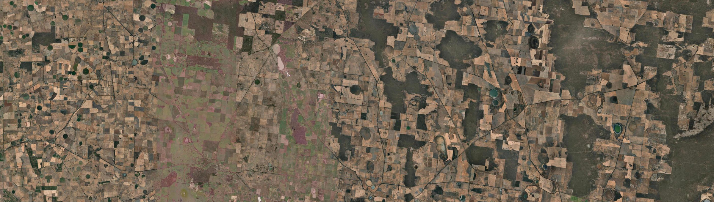 Aerial view of Patyah, VIC