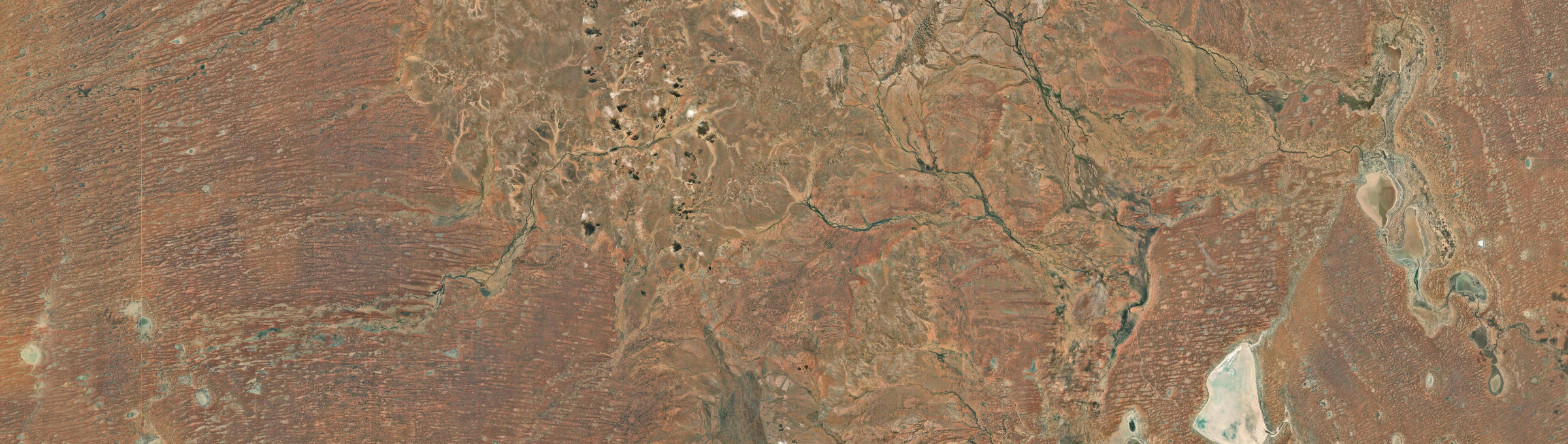 Aerial view of Milparinka, NSW