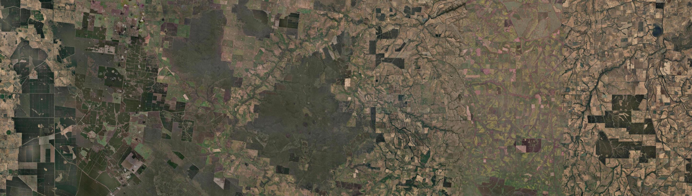 Aerial view of Chetwynd, VIC