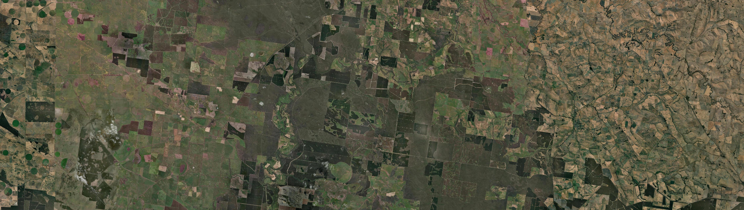 Aerial view of Bahgallah, VIC