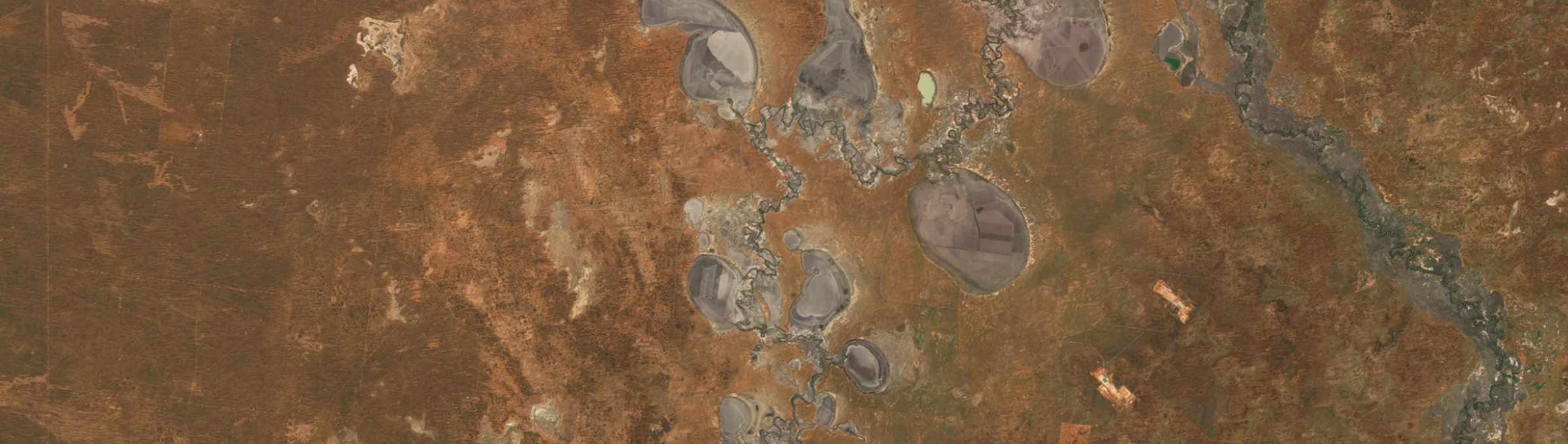 Aerial view of Anabranch North, NSW