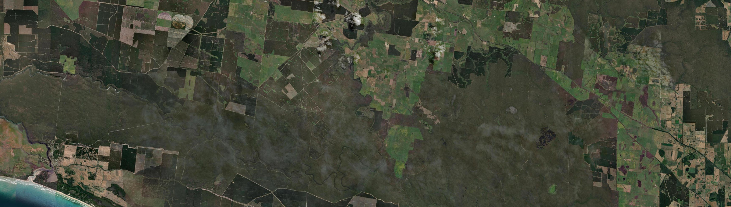 Aerial view of Drik Drik, VIC