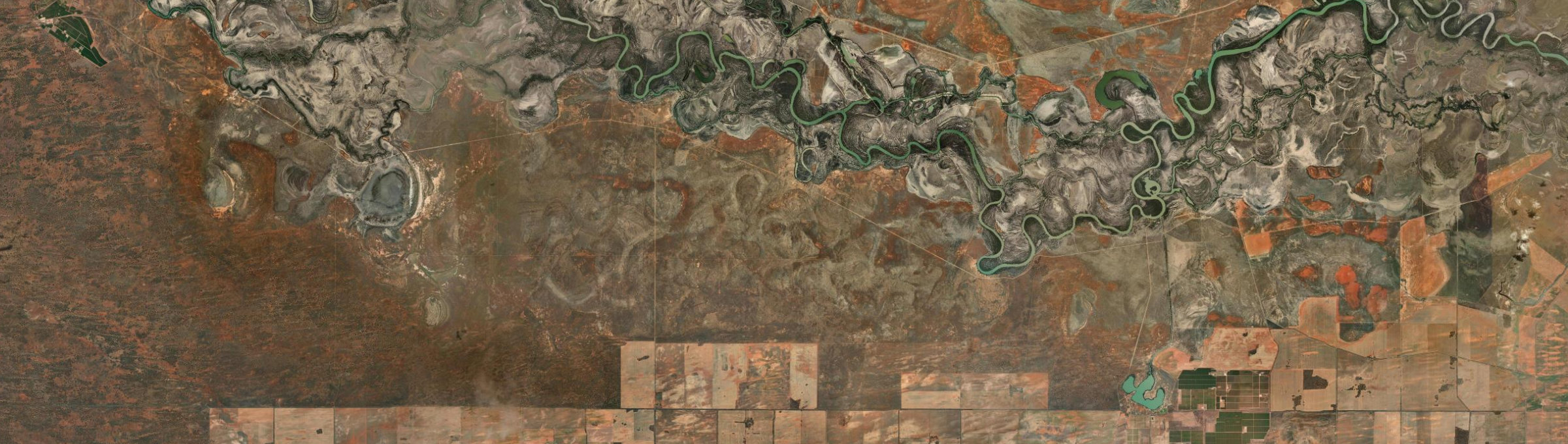 Aerial view of Neds Corner, VIC