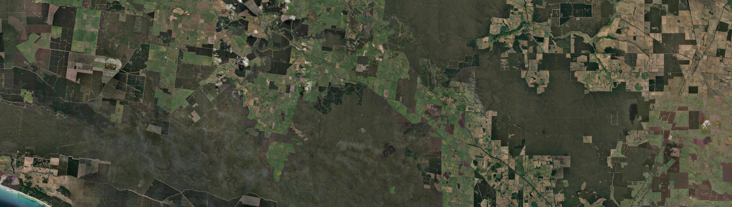 Aerial view of Greenwald, VIC