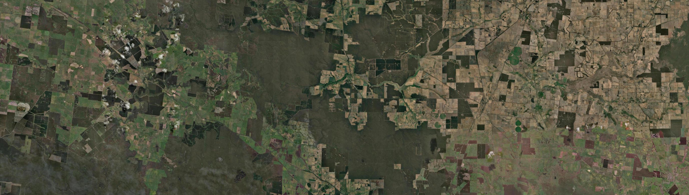Aerial view of Hotspur, VIC