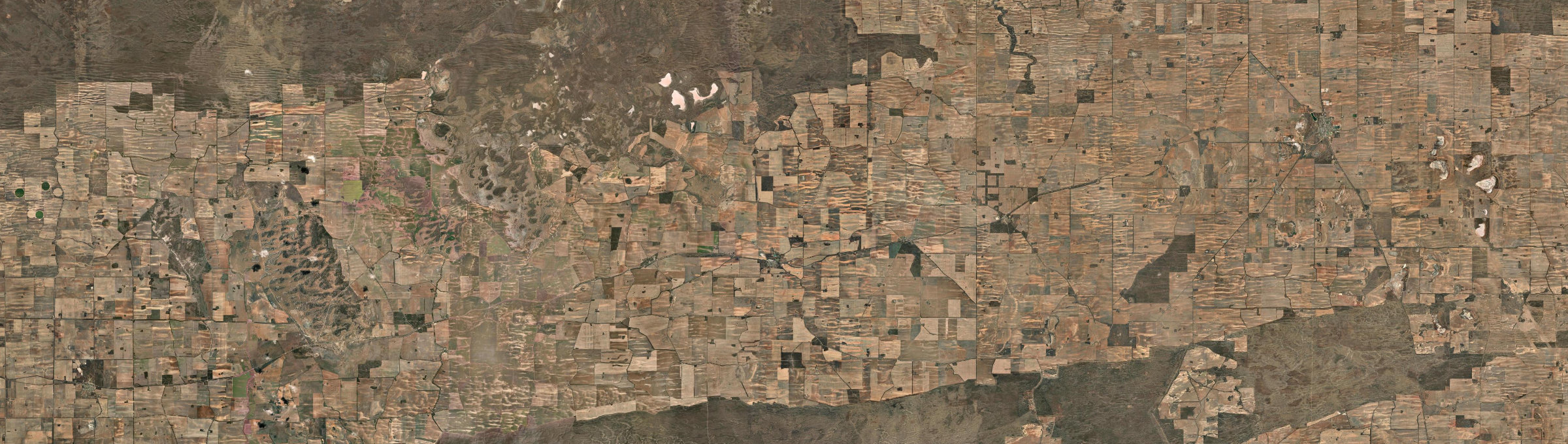 Aerial view of Underbool, VIC