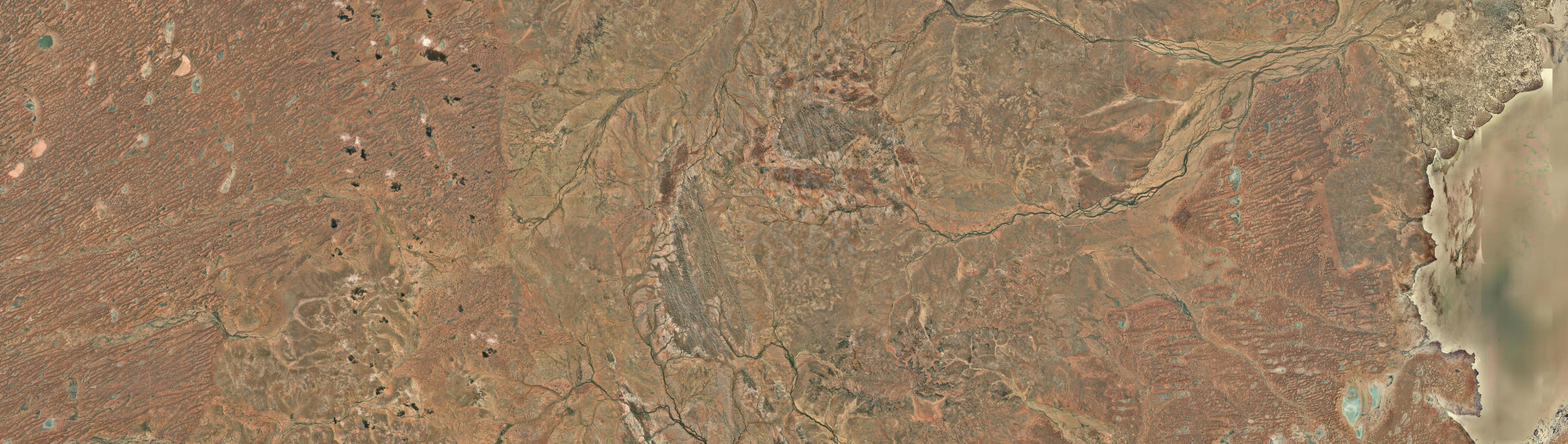 Aerial view of Tibooburra, NSW