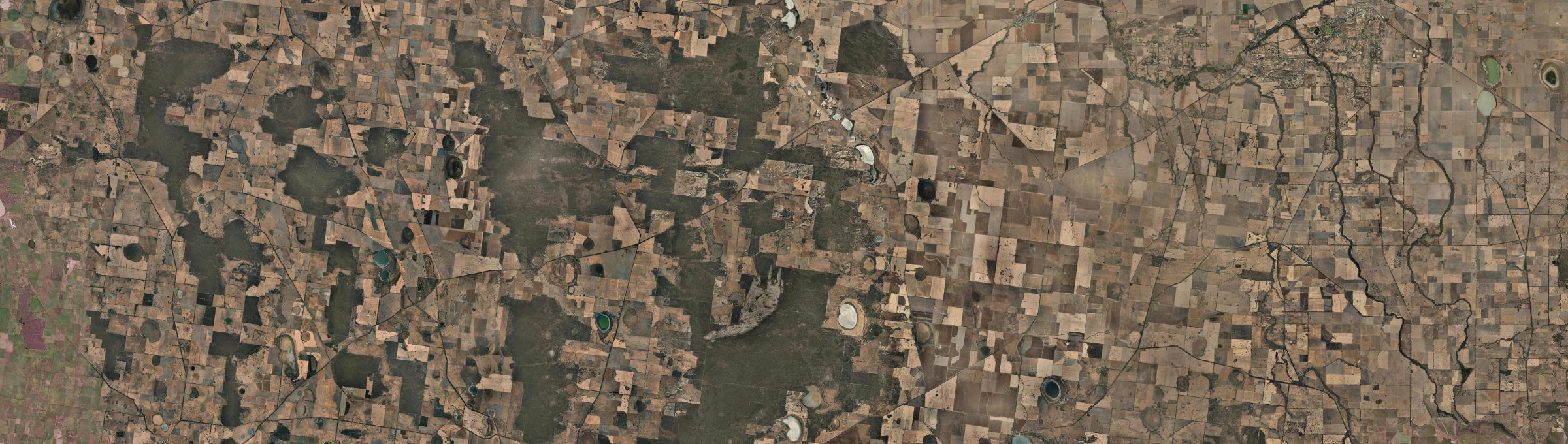 Aerial view of Tooan, VIC