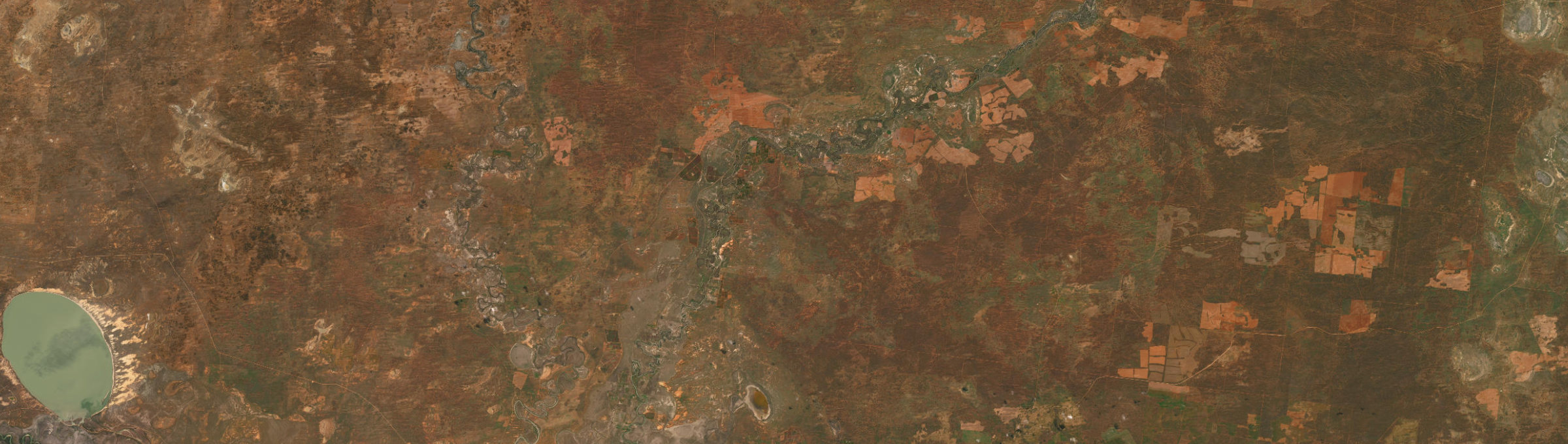 Aerial view of Wentworth (NSW), NSW
