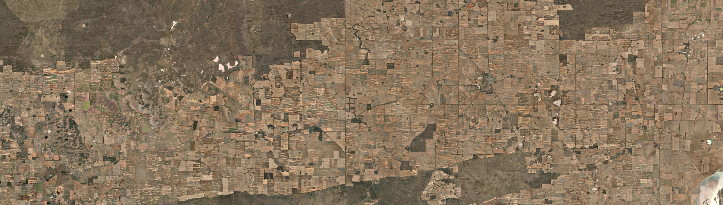 Aerial view of Walpeup, VIC