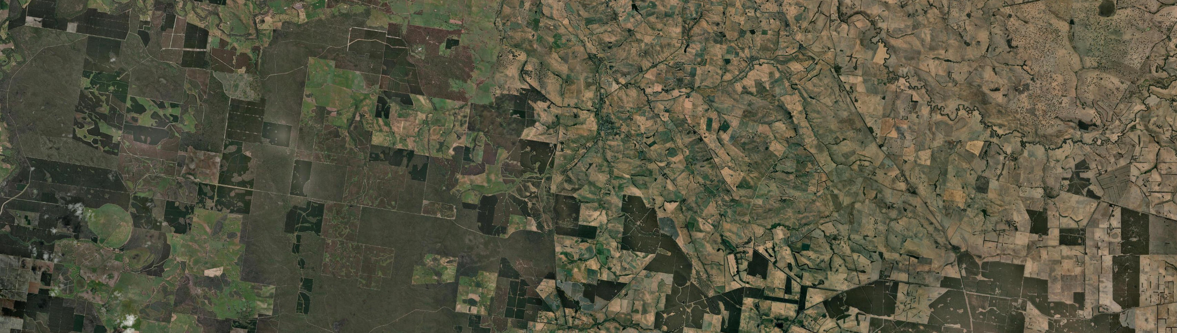 Aerial view of Merino, VIC