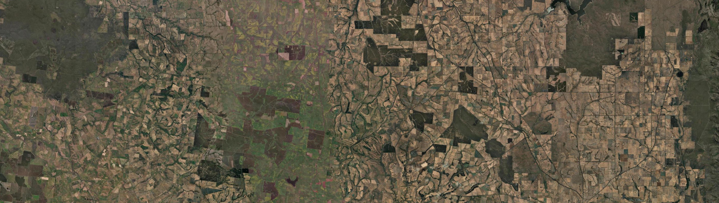 Aerial view of Brit Brit, VIC