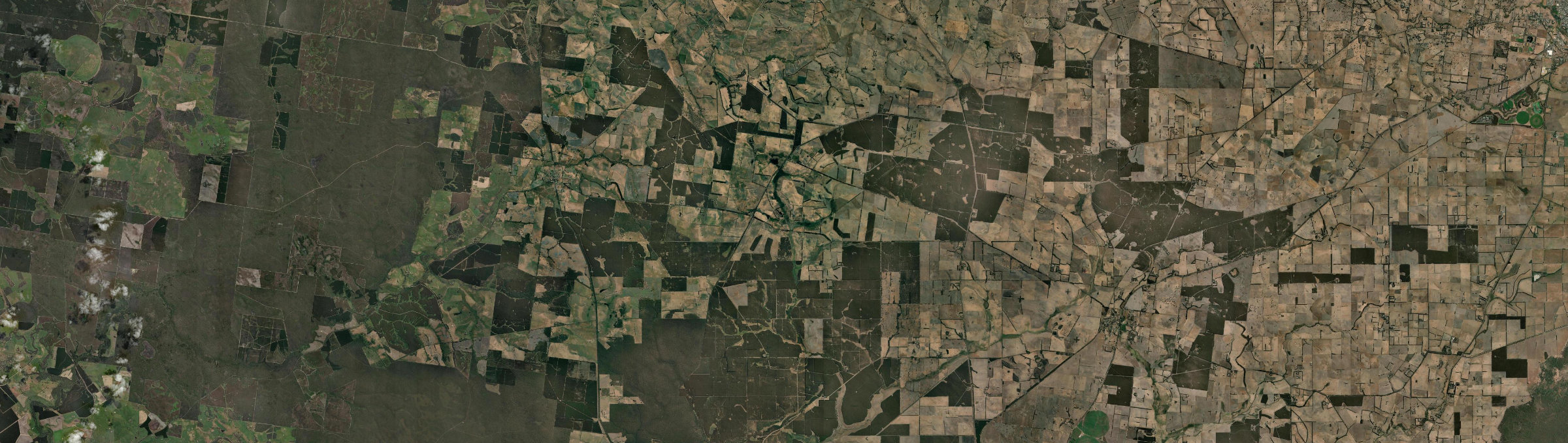 Aerial view of Grassdale (Vic.), VIC