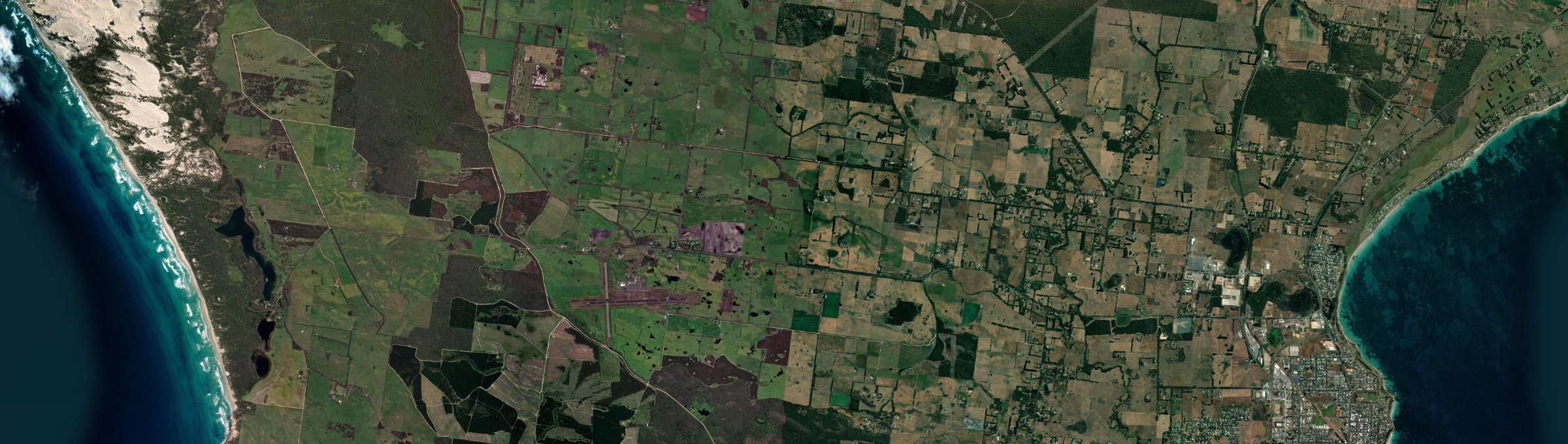 Aerial view of Cashmore, VIC