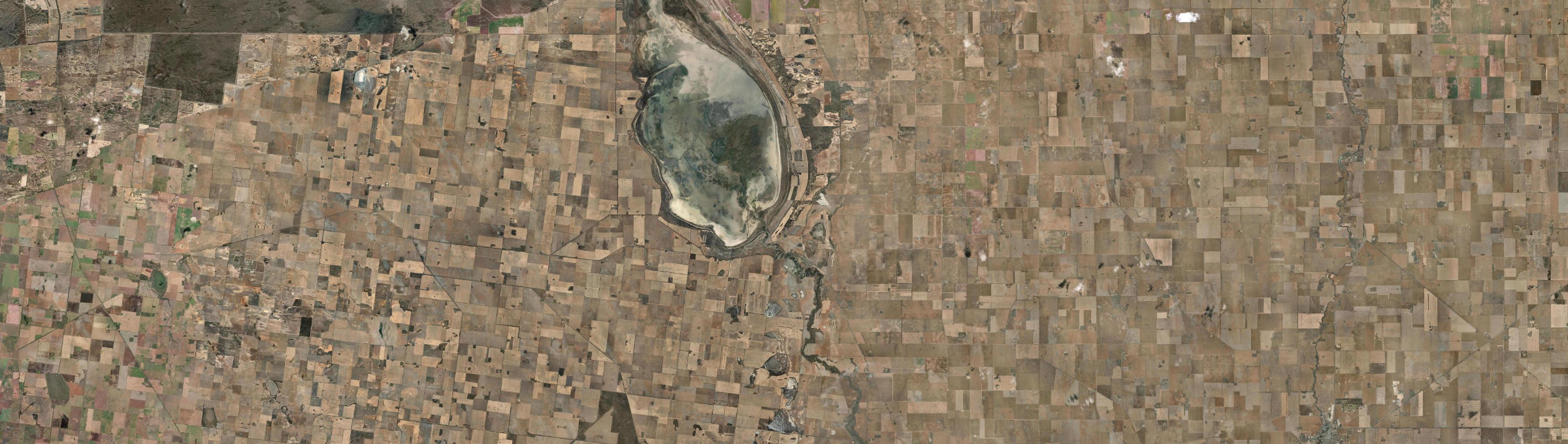 Aerial view of Jeparit, VIC