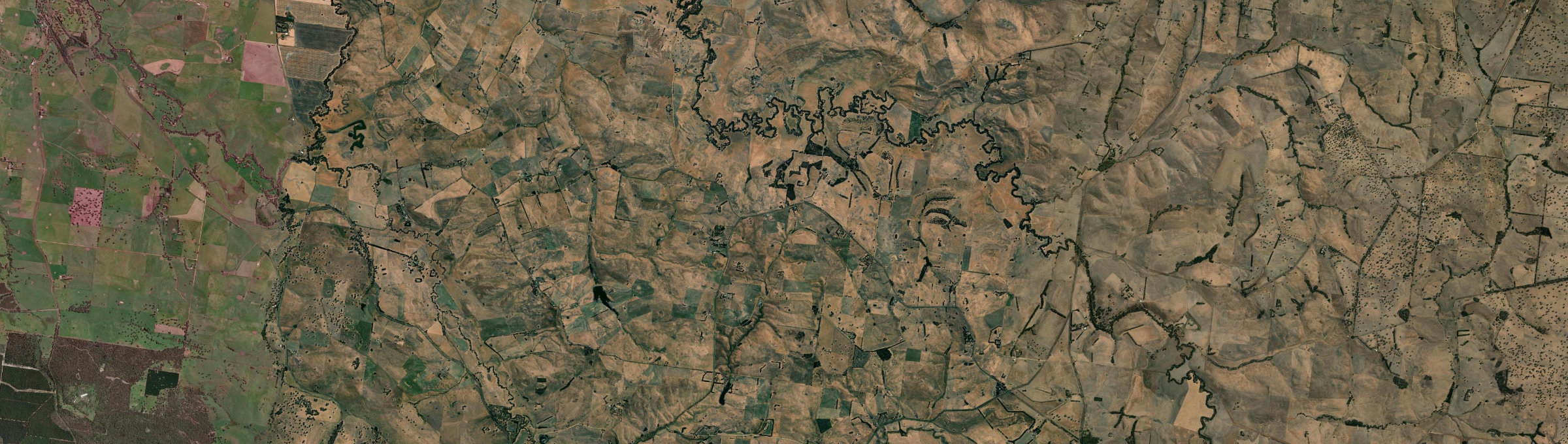 Aerial view of Paschendale, VIC