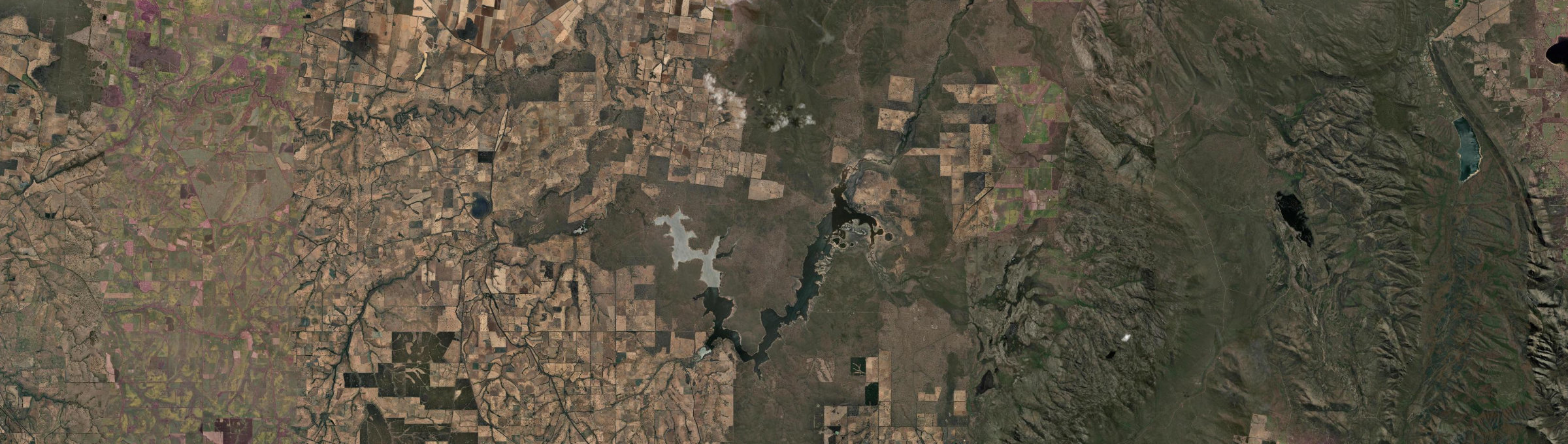Aerial view of Rocklands, VIC