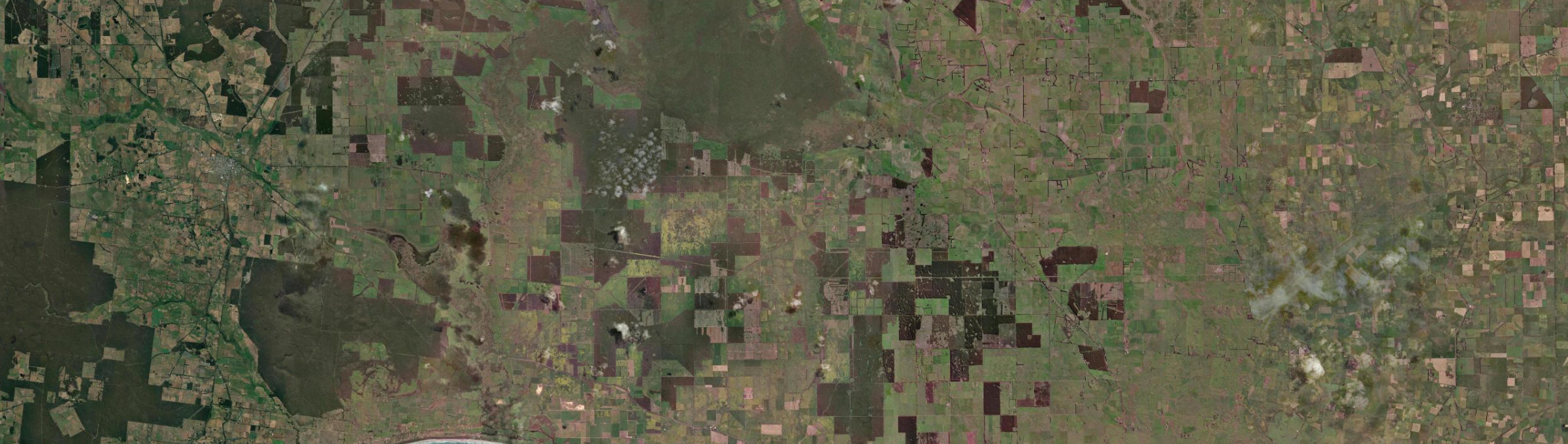 Aerial view of Bessiebelle, VIC