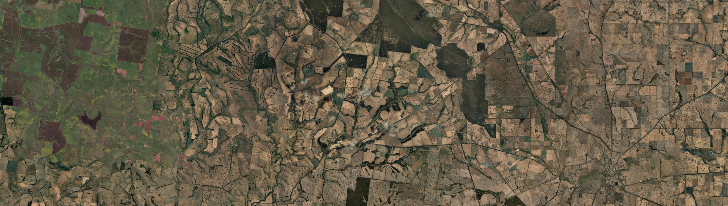 Aerial view of Melville Forest, VIC