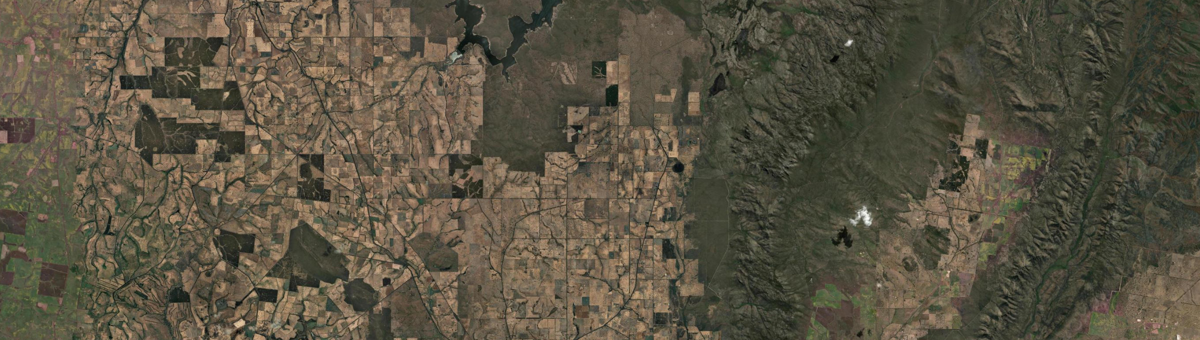Aerial view of Mooralla, VIC