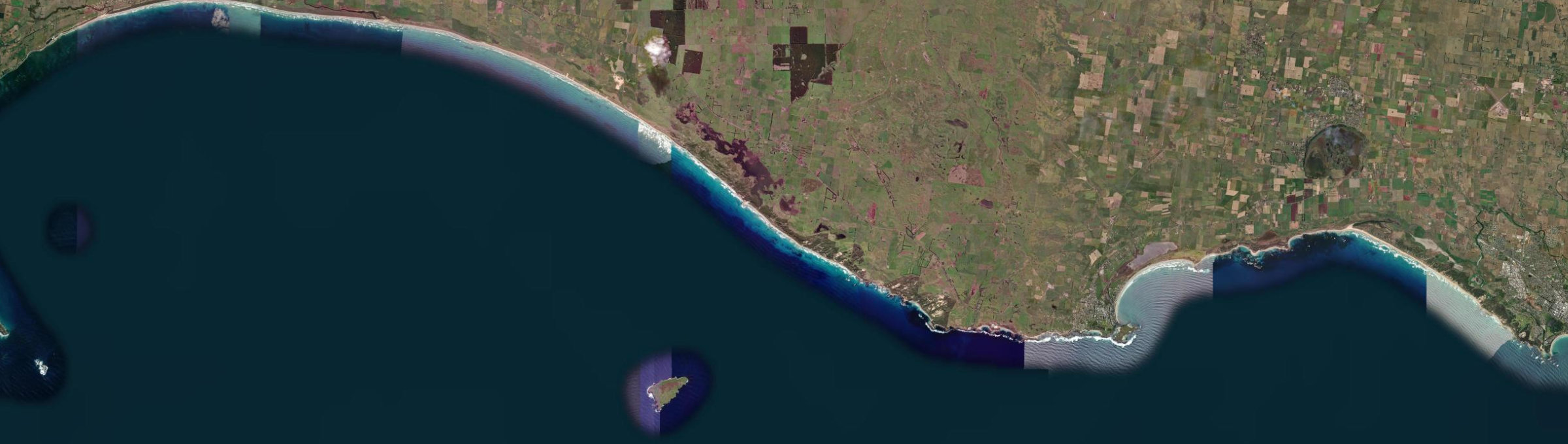 Aerial view of Yambuk, VIC