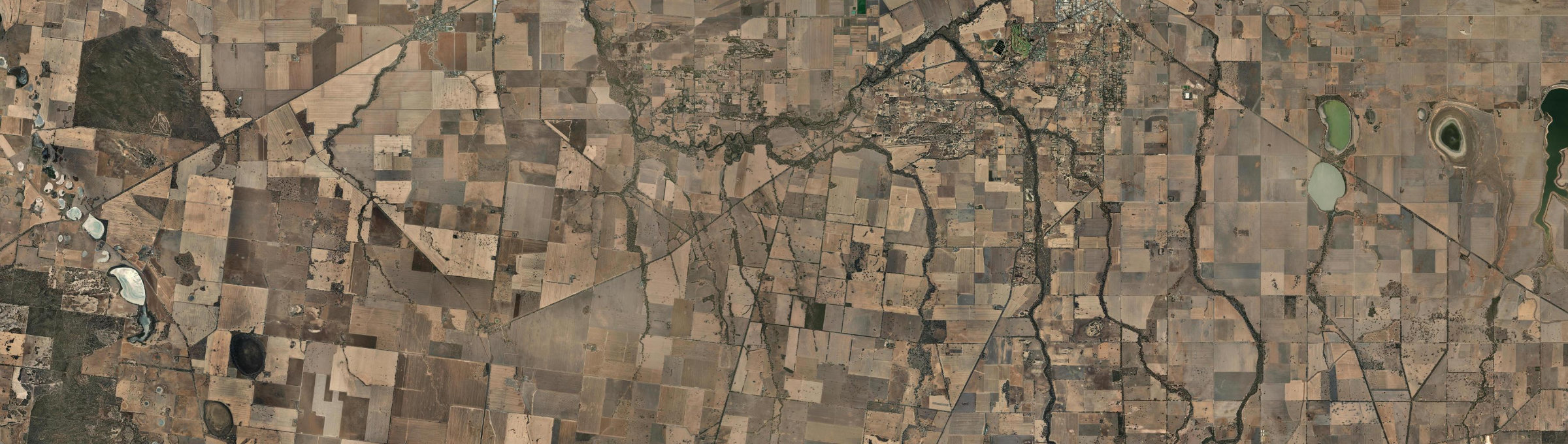 Aerial view of Lower Norton, VIC