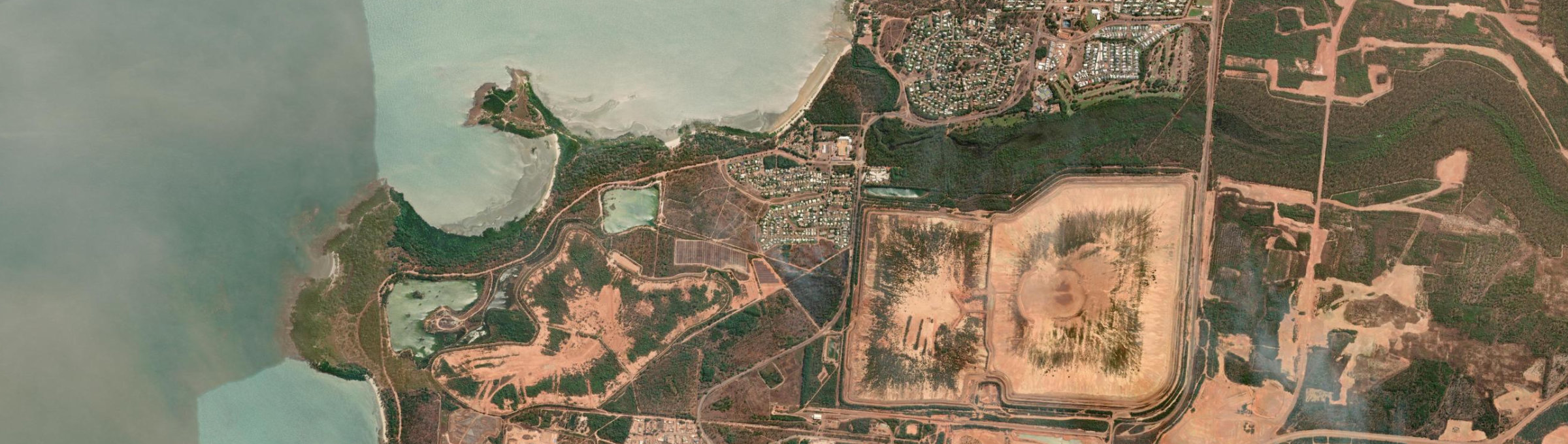 Aerial view of Nanum, QLD
