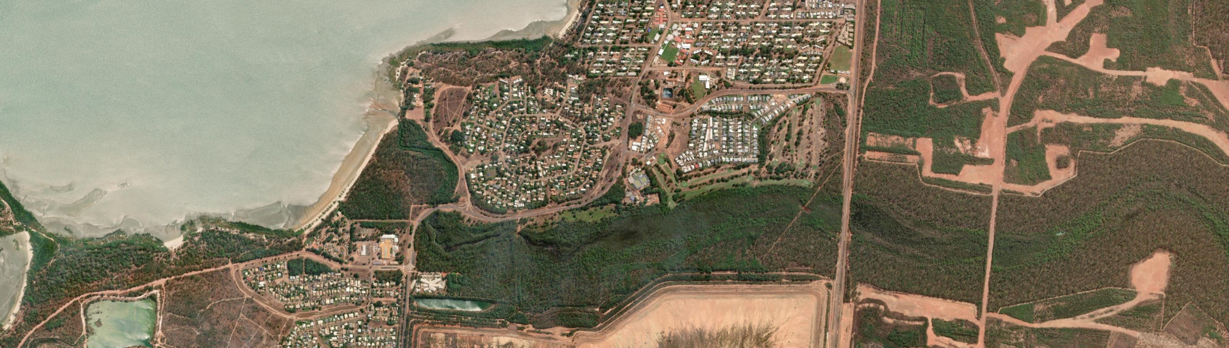 Aerial view of Trunding, QLD