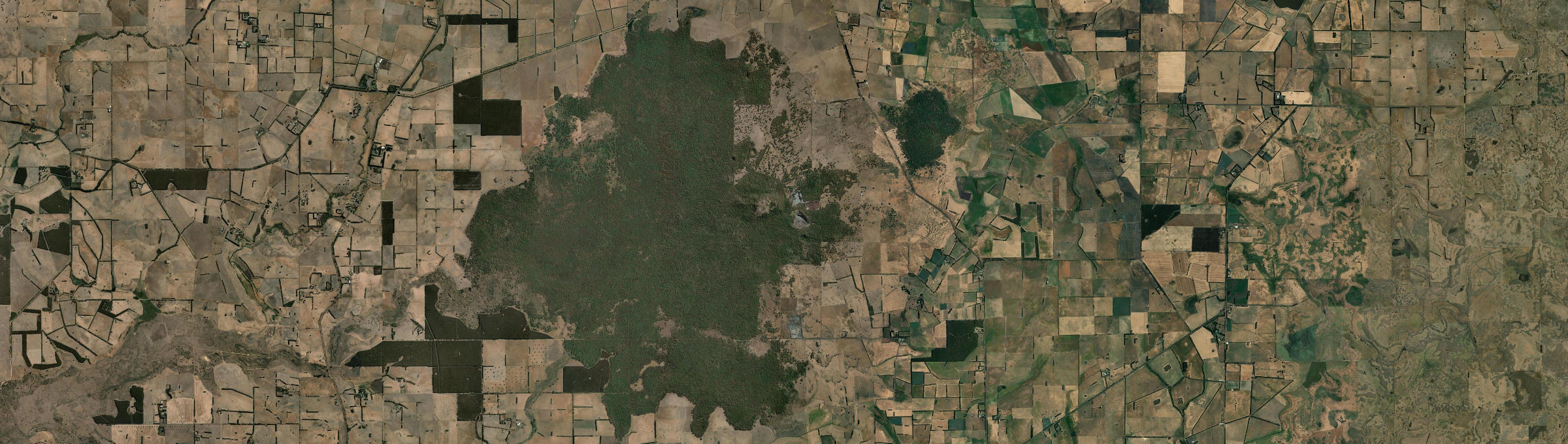 Aerial view of Mount Napier, VIC