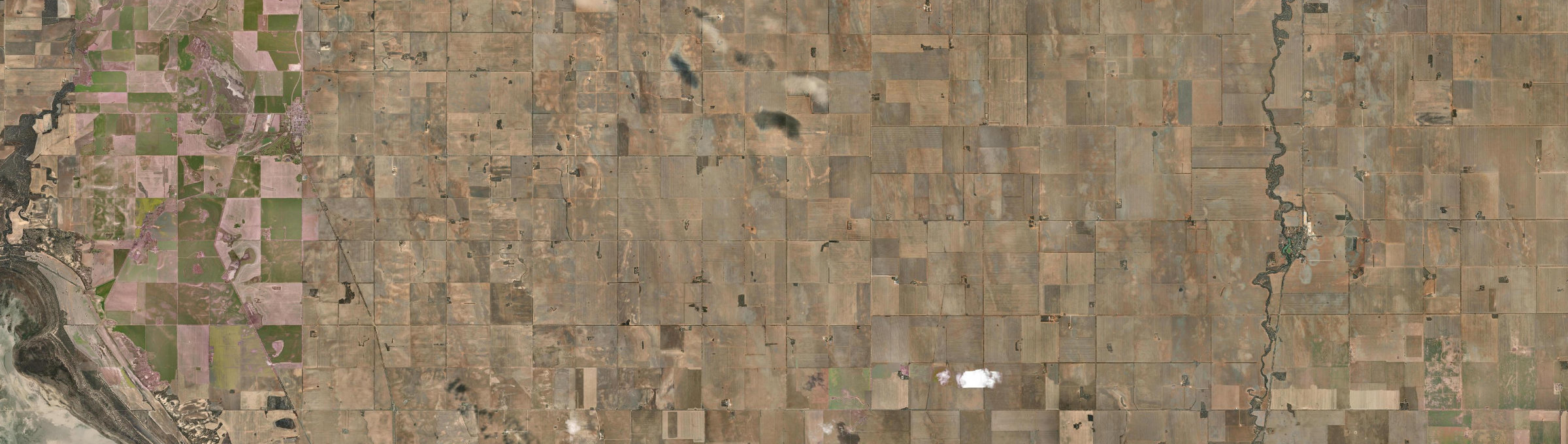 Aerial view of Kenmare (Vic.), VIC