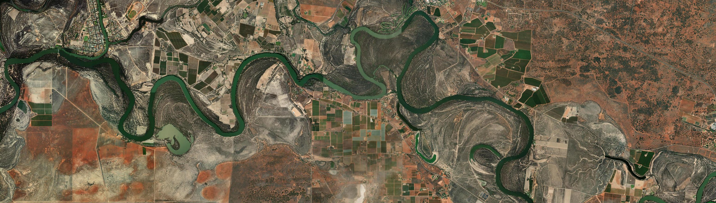 Aerial view of Yelta (Vic.), VIC