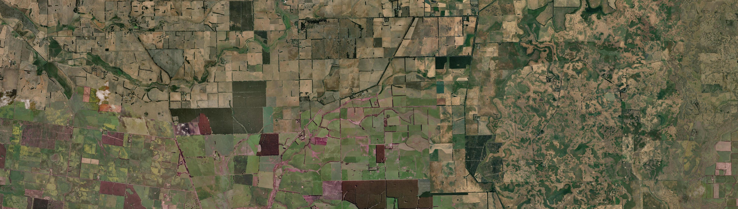 Aerial view of Warrabkook, VIC