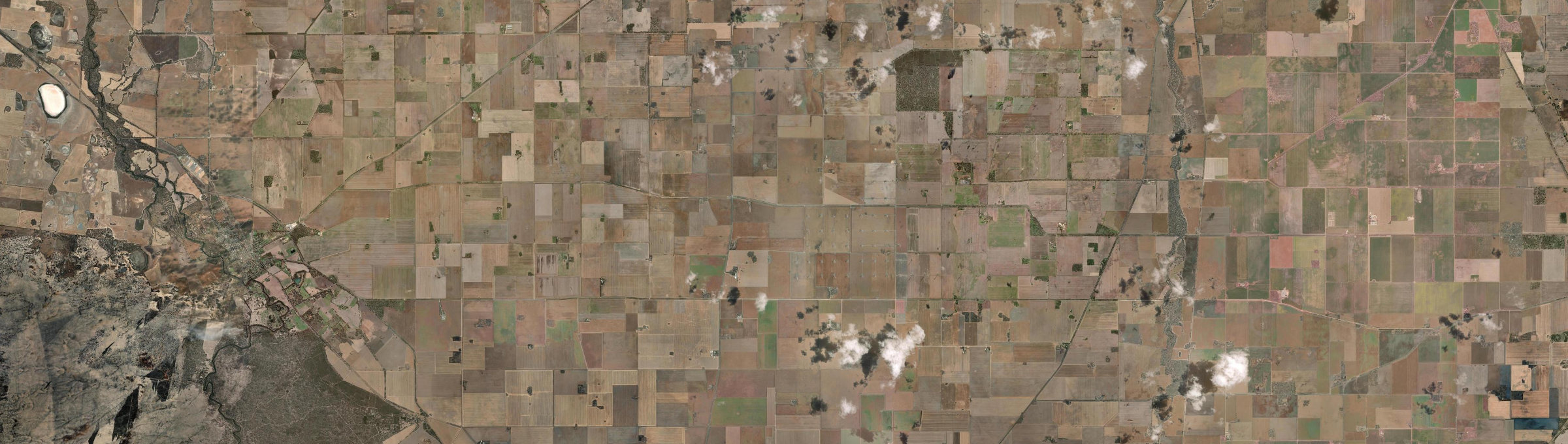 Aerial view of Murra Warra, VIC