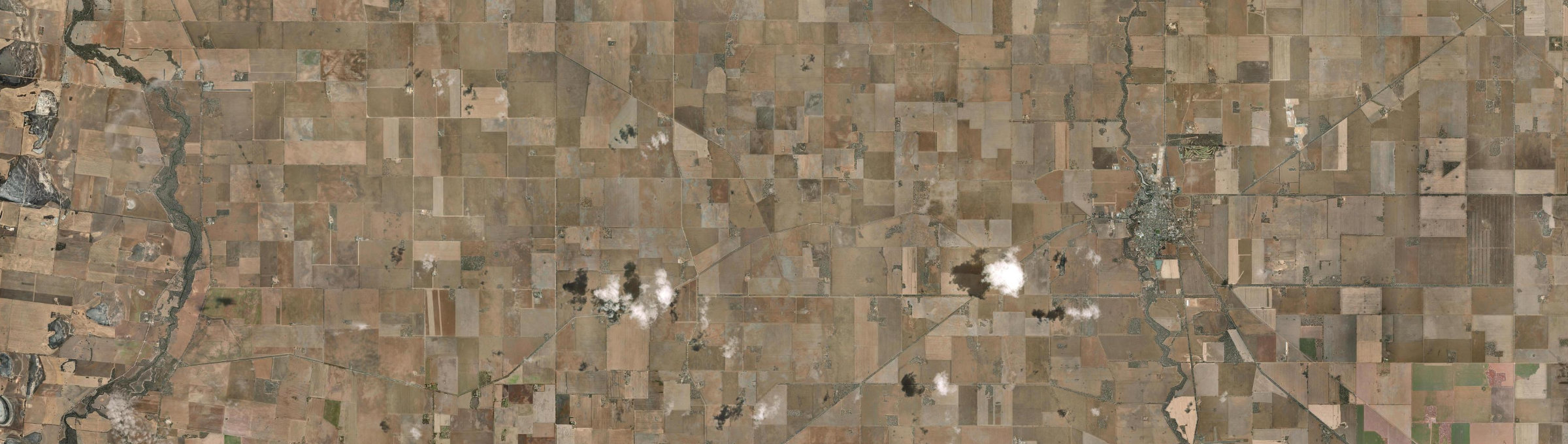 Aerial view of Cannum, VIC