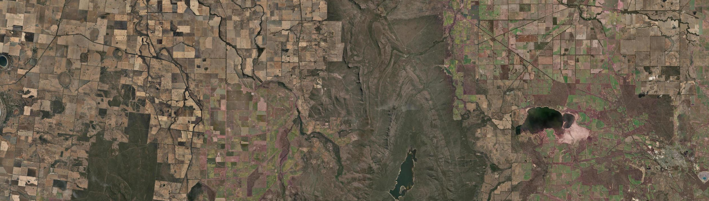 Aerial view of Wartook, VIC