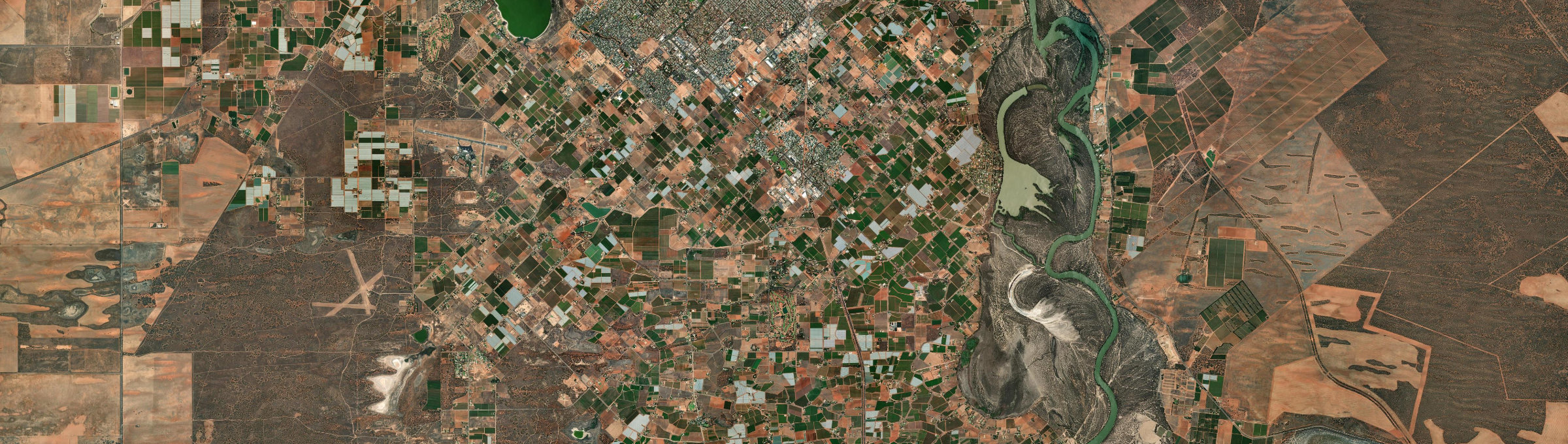 Aerial view of Irymple (Vic.), VIC