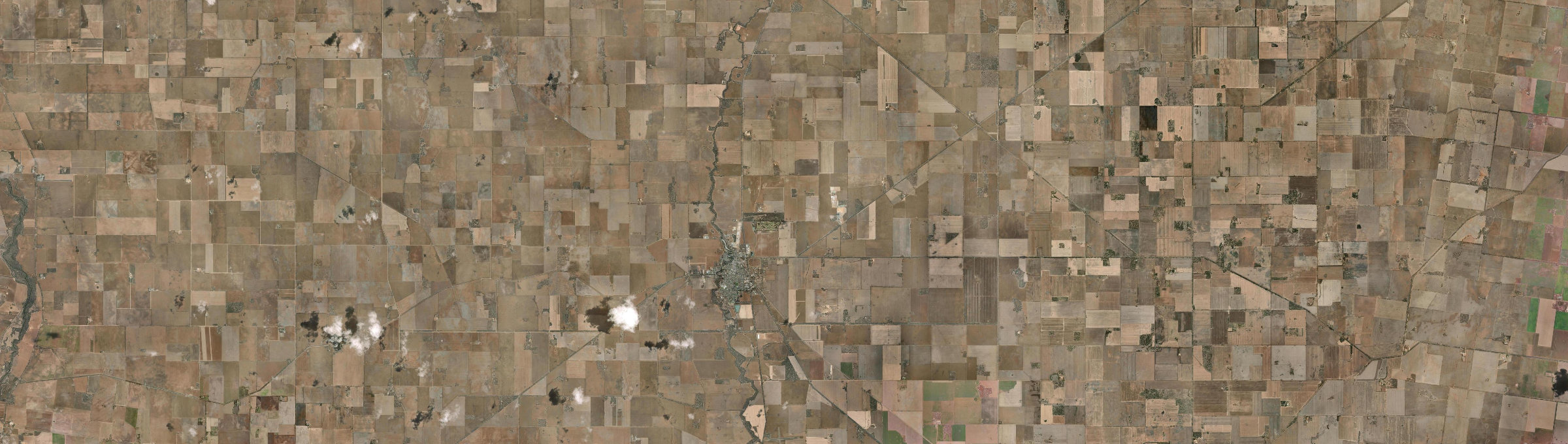 Aerial view of Warracknabeal, VIC