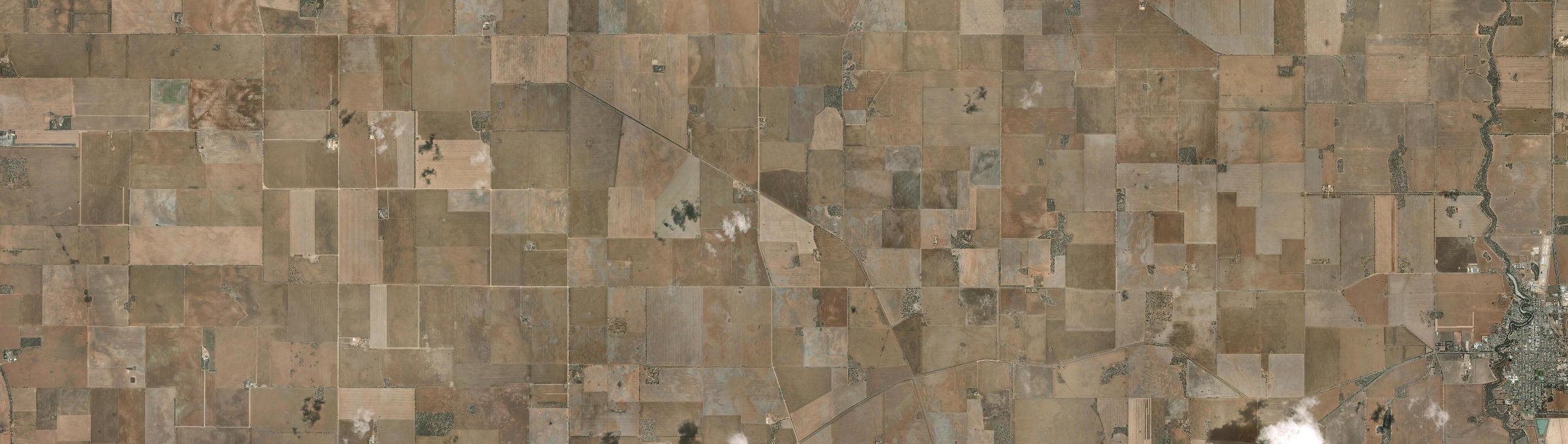 Aerial view of Aubrey, VIC