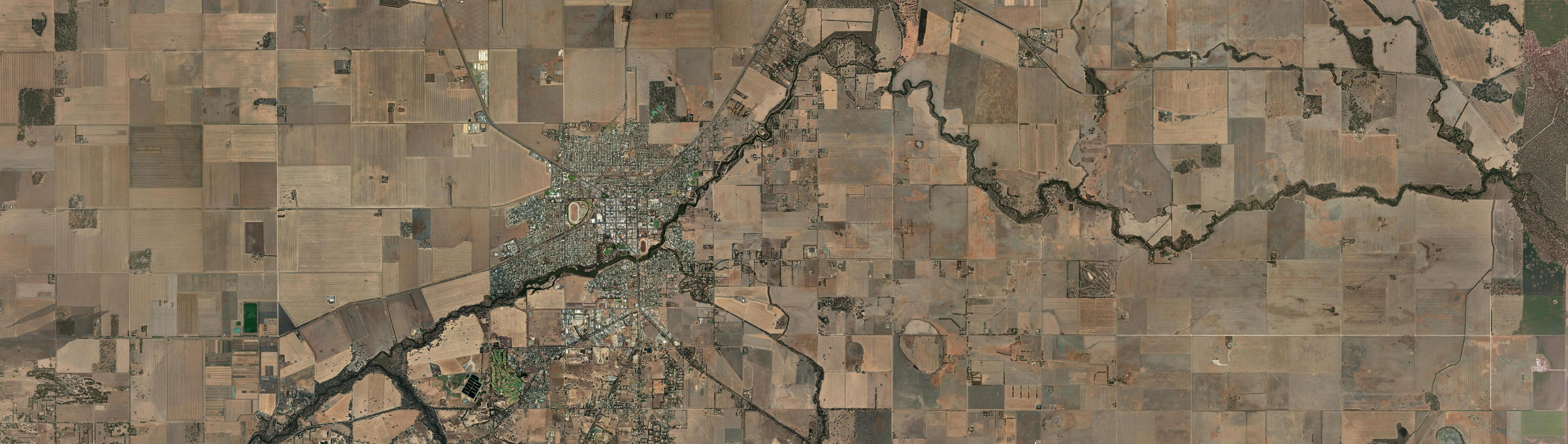 Aerial view of Riverside (Vic.), VIC