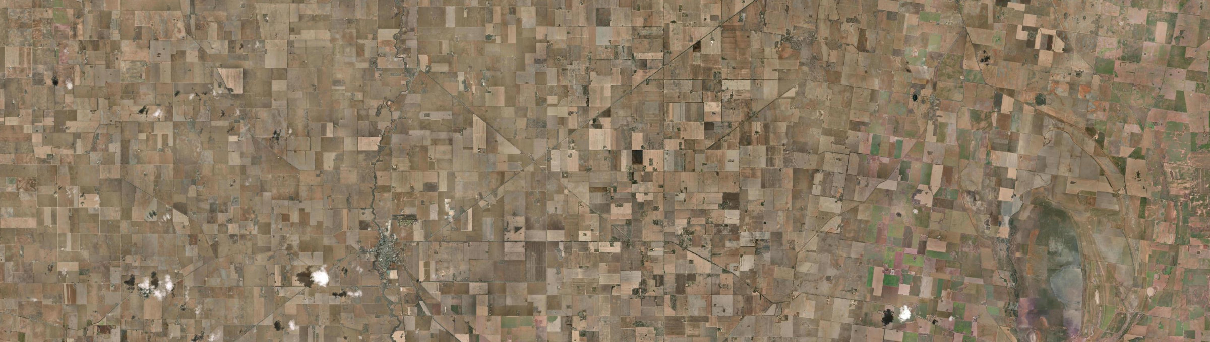 Aerial view of Bangerang, VIC