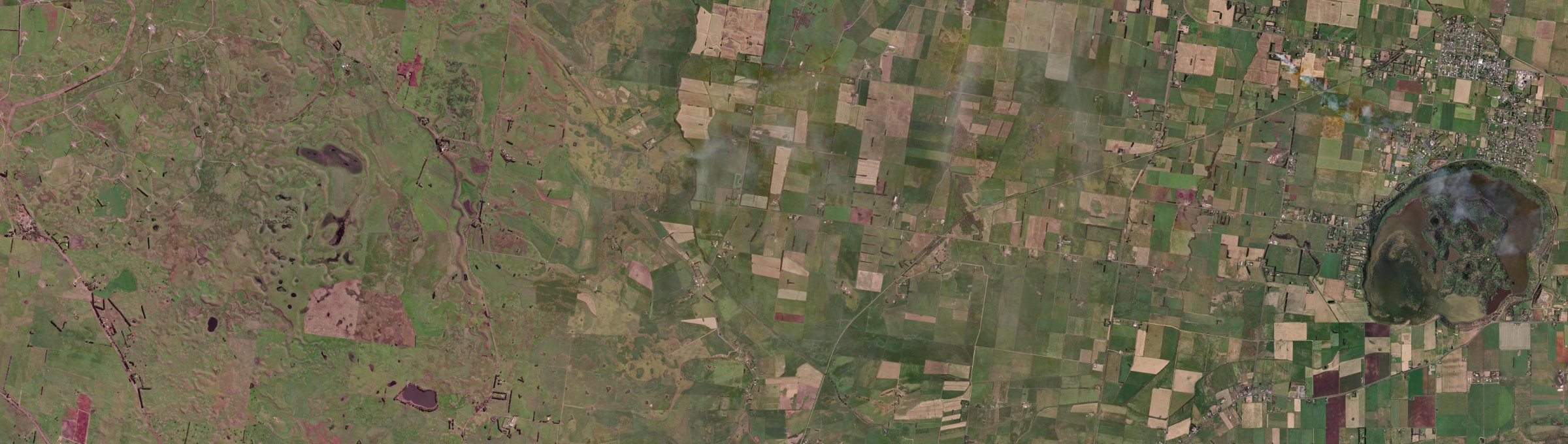 Aerial view of Toolong, VIC